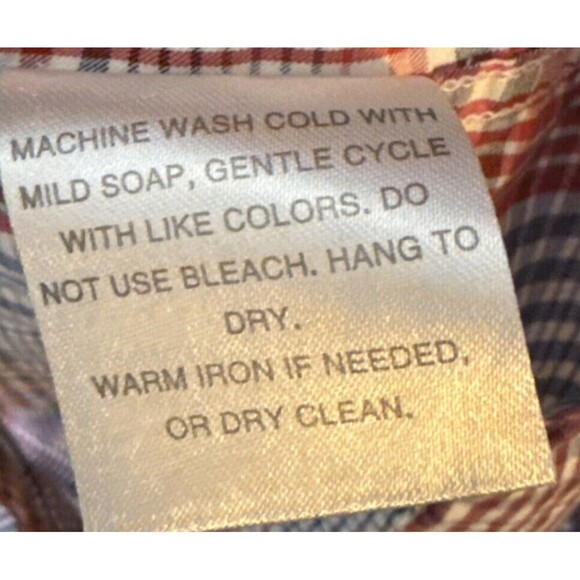 Tallia Men Button Up Shirt L 16.5 Plaid Floral Long Sleeve Colorful Spring Corp - Picture 11 of 11